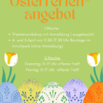 Osterferien Angebote im Spielhaus